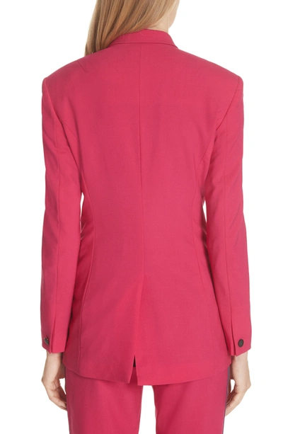 Shop Rag & Bone Ridley Stretch Wool Blazer In Pink