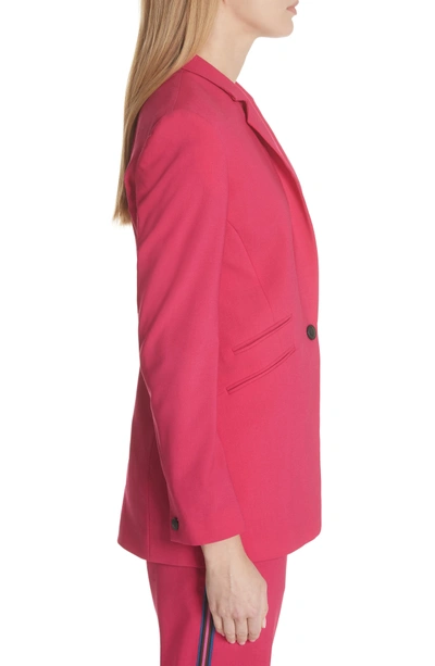 Shop Rag & Bone Ridley Stretch Wool Blazer In Pink