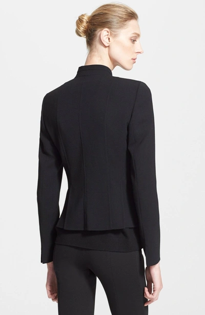Shop Akris 'temptation' Wool Jacket In Black