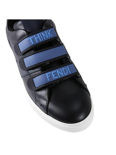 Shop Fendi Sneakers Shoes Men  In Black