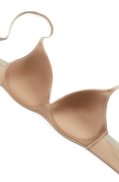 Shop Calvin Klein Wireless Contour Bra In Bare