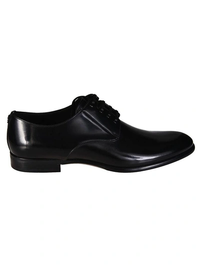 Shop Dolce & Gabbana Classic Derby Shoes In Nero