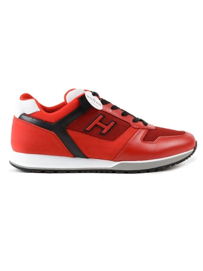 Shop Hogan H321 Sneakers In Ribes/black