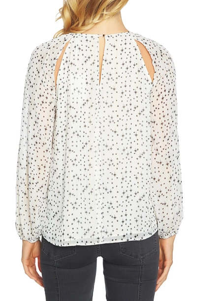 Shop 1.state Cutout Pintuck Blouse In Antique White