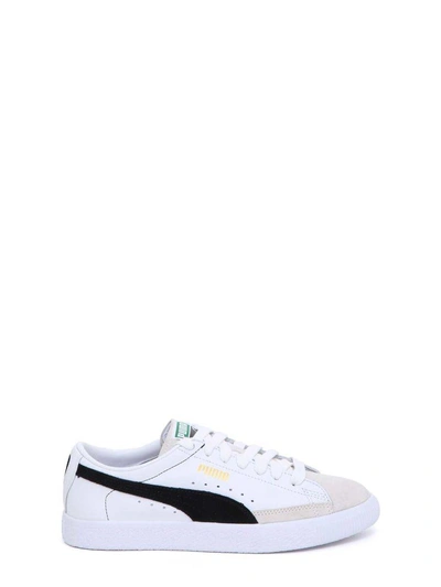Shop Puma Basket 90680 Sneaker In Bianco/nero