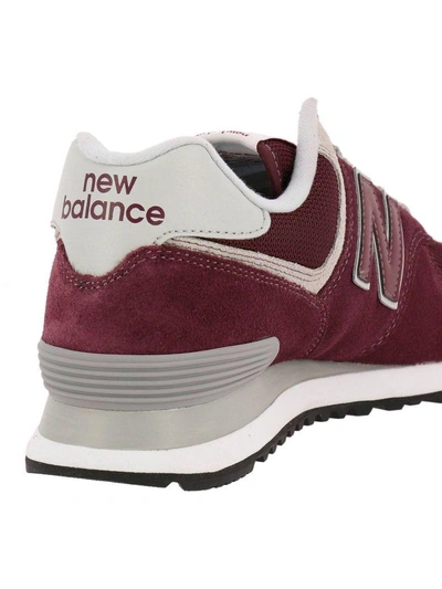 Shop New Balance Sneakers Shoes Men  In Burgundy