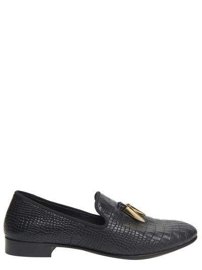 Shop Giuseppe Zanotti Slip-on In Black