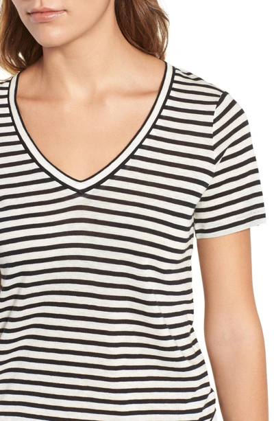 Shop Ag Kiara Stripe Tee In Classic Stripe