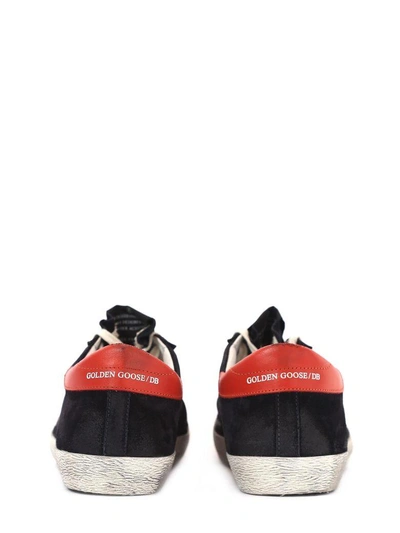 Shop Golden Goose Superstar Sneakers In Blu-arancio