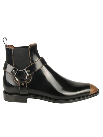 Shop Givenchy Saddle Boots, In Black