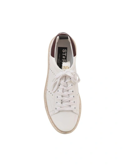 Shop Golden Goose Starter Sneaker White In Bianco-bordo