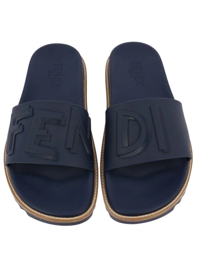 Shop Fendi Sandals Shoes Men  In Blue