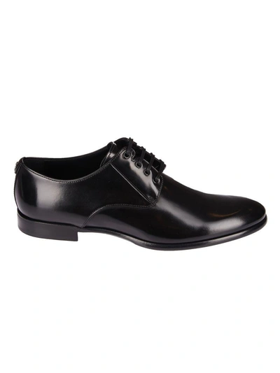 Shop Dolce & Gabbana Classic Derby Shoes In Nero
