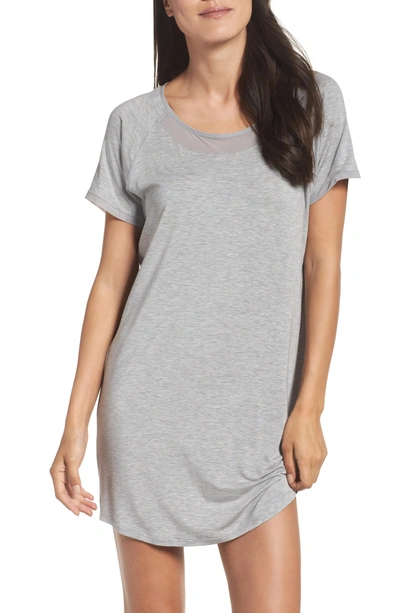 Shop Naked Sleep Shirt In Light Grey Heather