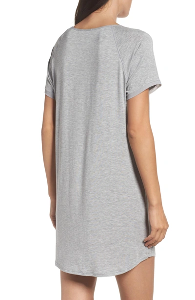 Shop Naked Sleep Shirt In Light Grey Heather