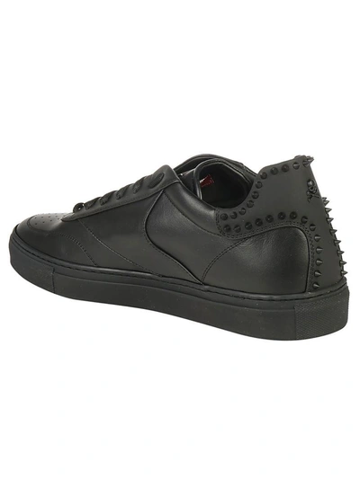 Shop Philipp Plein Lo-top Sneakers Just Breathe In Black