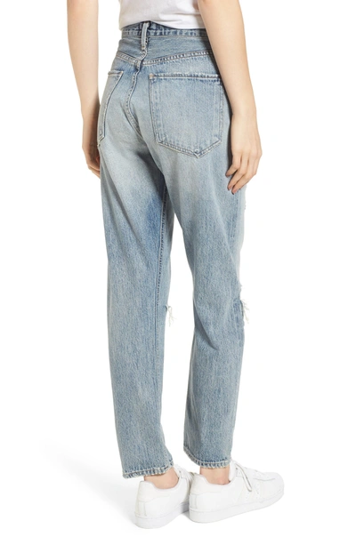 Shop Agolde Jamie High Waist Ankle Jeans In Resolution