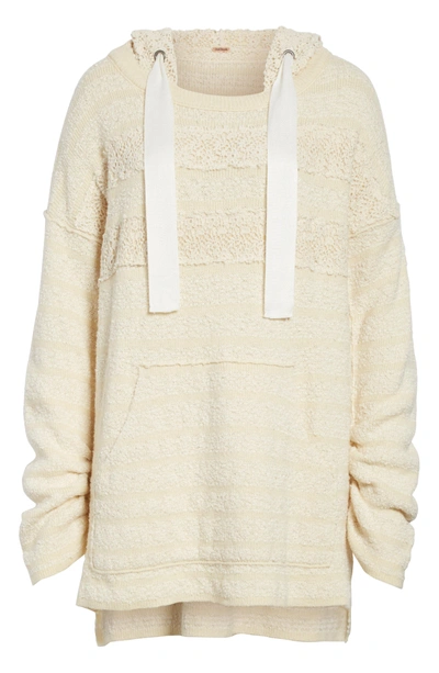 Shop Free People Candy Crochet Hoodie In Ivory