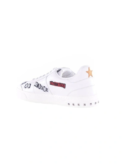 Shop Valentino Flycrew Sneakers In Bianco Multicolor