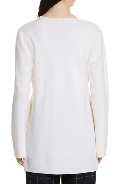 Shop Elizabeth And James Nola Grommet Tunic Sweater In Ivory