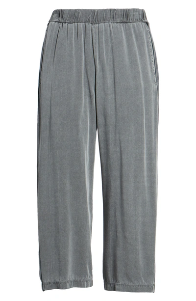 Shop Stateside Stripe Crop Pants In Charcoal