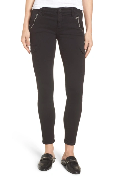 Mavi Jeans Juliette Skinny Cargo Pants In Black Twill | ModeSens