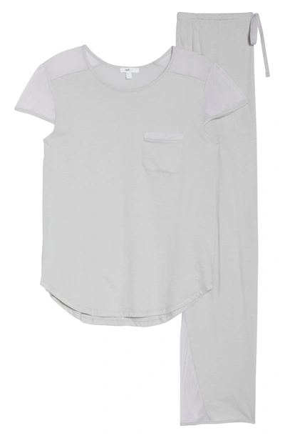 Shop Naked Cotton Pajamas In Soft Gray