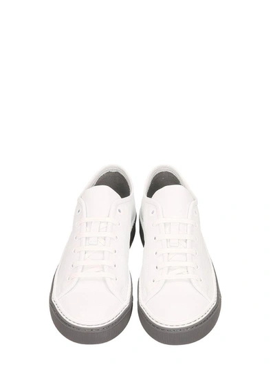 Shop Lanvin Low Top Sneakers White Leather