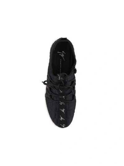 Shop Giuseppe Zanotti Brokko Pannello Sneakers In Black