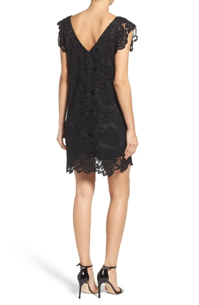 Shop Bb Dakota Jacqueline Lace Shift Dress In Black