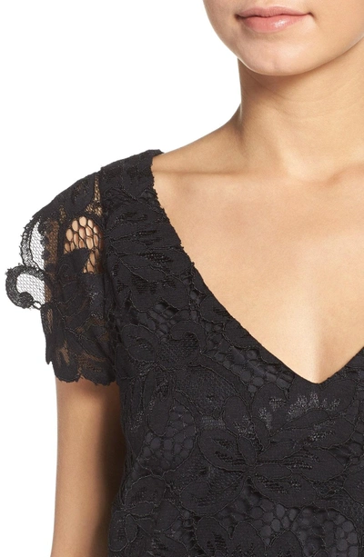 Shop Bb Dakota Jacqueline Lace Shift Dress In Black