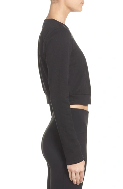 Shop Alo Yoga Elite Crop Top In Black