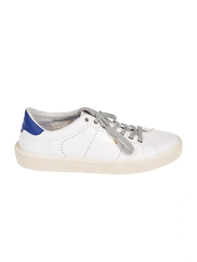 Shop Golden Goose Tennis Sneakers In White-royal