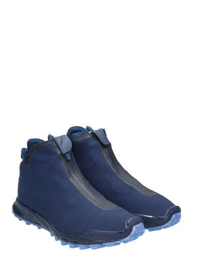 Shop Reebok Trail Boot Blue Nylon Sneakers