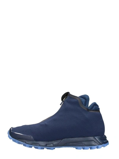 Shop Reebok Trail Boot Blue Nylon Sneakers