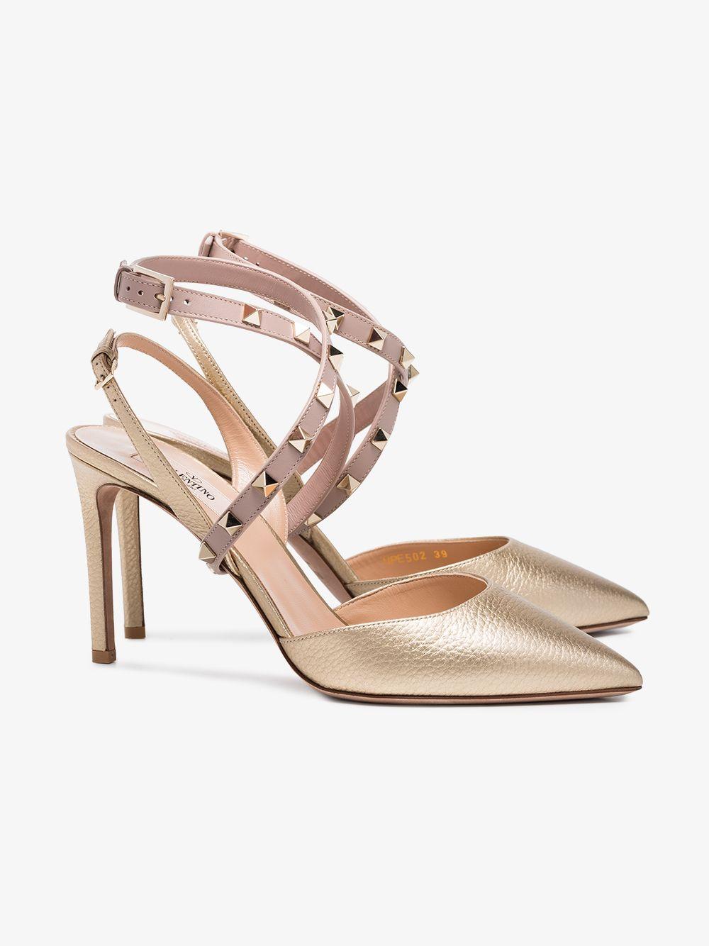 valentino studwrap slingback