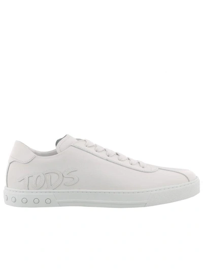 Shop Tod's Sneaker In White