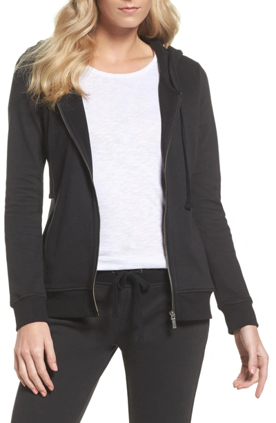 Shop Ugg Clara Zip Hoodie In Black