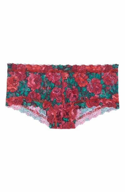 Shop Hanky Panky Print Boyshorts In Roses Are Red