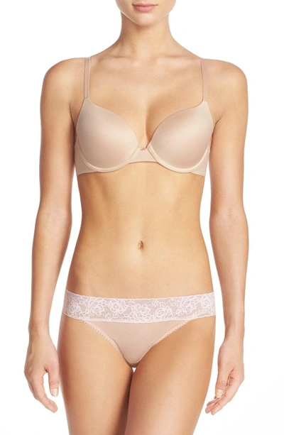 Shop Betsey Johnson 'forever Perfect' Underwire Demi Bra In Naked