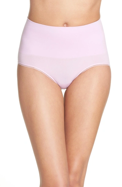 Shop Yummie Ultralight Seamless Shaping Briefs In Orchid Bouquet