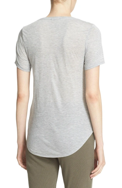 Shop Atm Anthony Thomas Melillo 'sweetheart' Modal Tee In Heather Grey