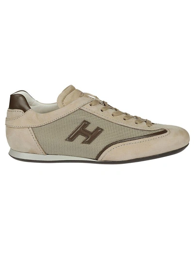 Shop Hogan Olympia Slash Sneakers In Incenso/corda