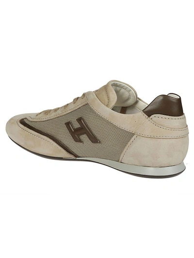 Shop Hogan Olympia Slash Sneakers In Incenso/corda