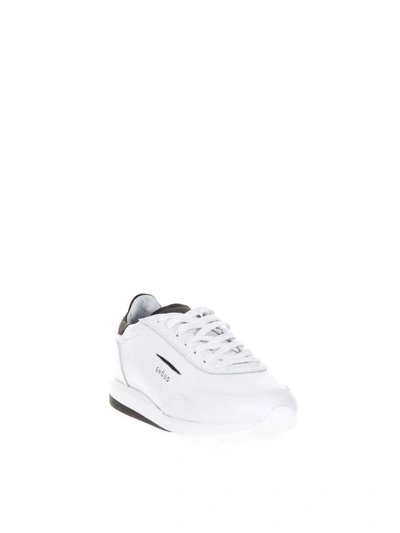 Shop Ghoud Leather Runner Sneakers In White