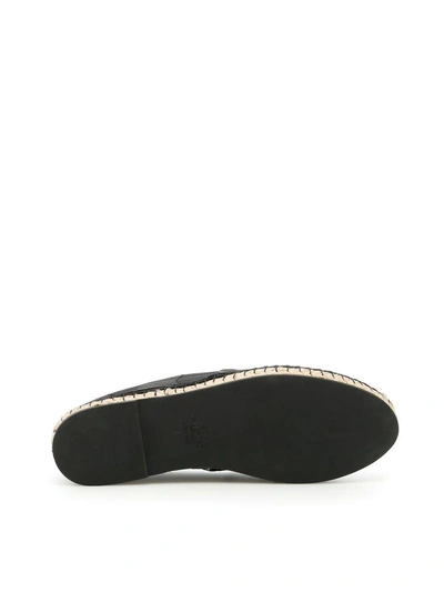 Shop Valentino Camouflage Espadrilles In Nero