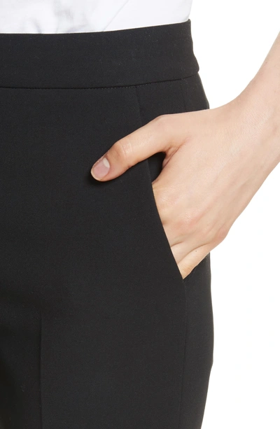 Shop Tibi Anson Crop Bootcut Pants In Black
