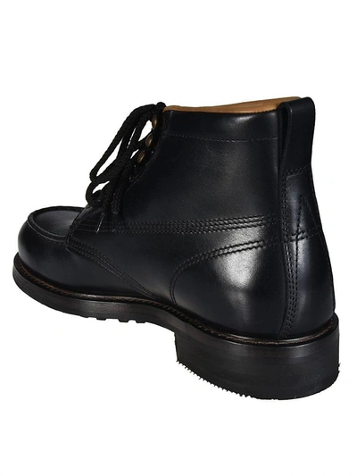 Shop Tom Ford Classic Lace-up Boots In Black