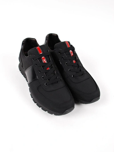 Prada Match Race Sneakers In Nero | ModeSens