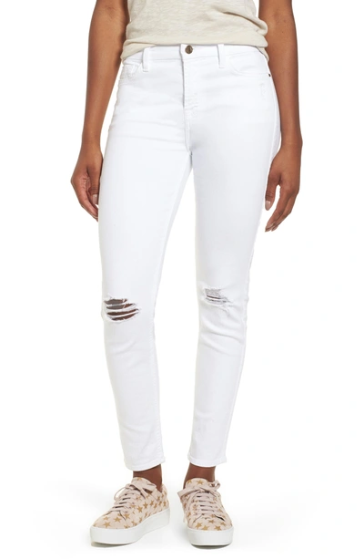 Shop Jen7 Ankle Skinny Jeans In White 2